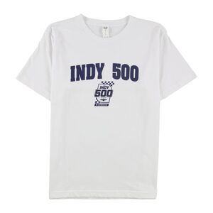 Indy 500 Boys Logo Print Graphic T-Shirt, White, NWT